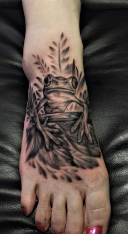 Tattoo Frosch